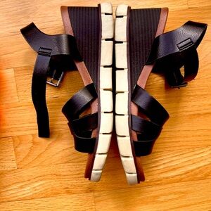 MIA black wedges size 8.5